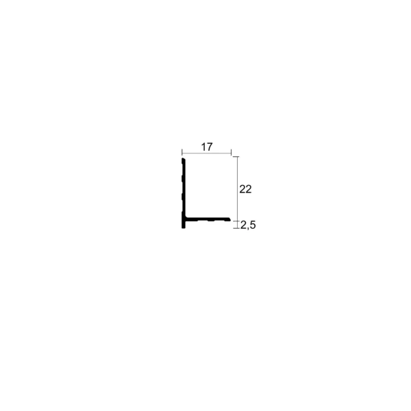 Minimalistinės klijuojamos grindjuostės MPV172 - Image 3