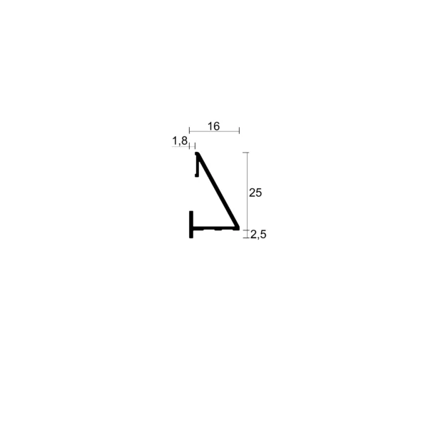Minimalistinės klijuojamos grindjuostės MPV302 - Image 3